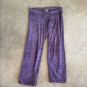 Vintage Juicy Couture Purple Velour Pants - M, baggy